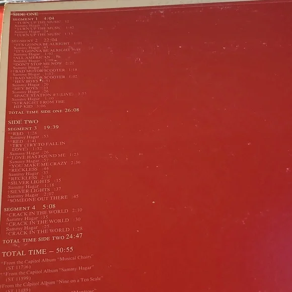 "7"SAMMY HAGER Authentic Vintage Vinyl Record's - Picture 5 of 16